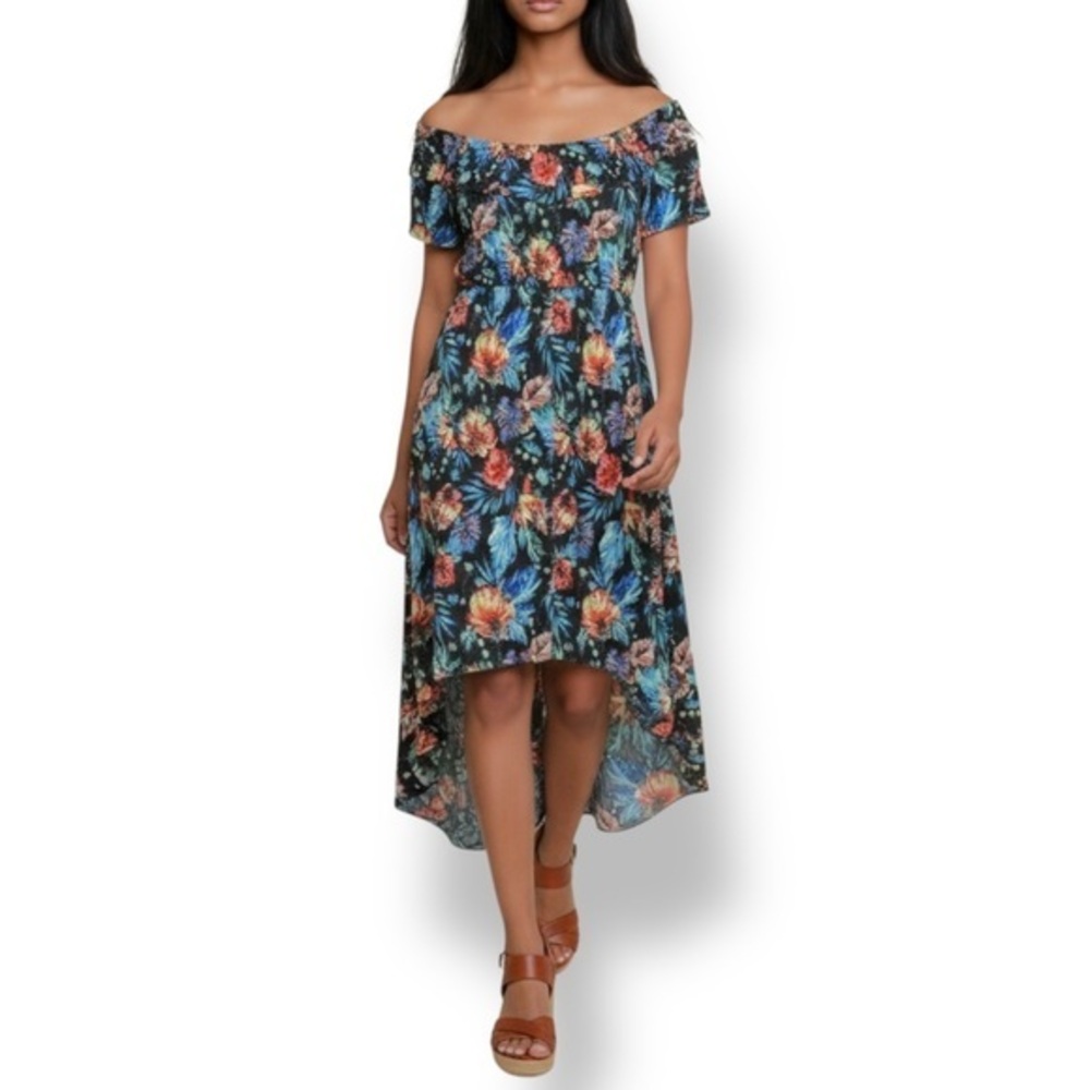 4/$20 Young USA Floral High-Low Dress Size S